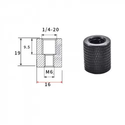 5 stks 1/4 -20 en 3/8 -16 Vrouwelijke Spigot Schroefdraad Adapter voor Camera Flitslicht Beugel kopen vanaf een prijs van 0.98