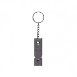 Yolev 6-delig aluminium noodfluitje met koord veiligheid survival fluitje voor wildernis wandelen kamperen training outdoor sport (zwart