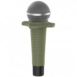 CASEMATIX Enkele microfoonhoes compatibel met Shure SM58, SM48 en meer microfoonmodellen tot maximaal 6,7 inch, ultra compacte microfoonhoes, geschikt voor zingen, dynamische handheld-microfoons voor