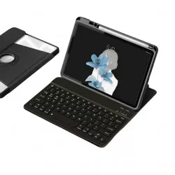 Toetsenbordhoes Voor Lenovo Tab M11 (TB-330FU/330XU) 11, Draaibare Behuizing En Afneembaar Bluetooth-Toetsenbord Met Potloodhouder,Groen