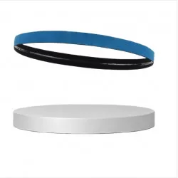 Set van 10 Zeer Elastische en Duurzame Haarbanden - Naadloze Gevlochten Paardenstaarthouders Beschikbaar in Verschillende Kleuren (* Ginger Geel, Grijs, Crème, Zwart) - Perfect voor Stijlvolle